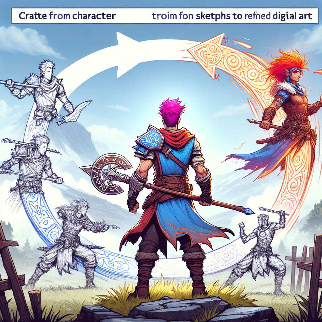 Kreasi Gambar Karakter Mobile Legends: Dari Sketsa hingga Digital Art
